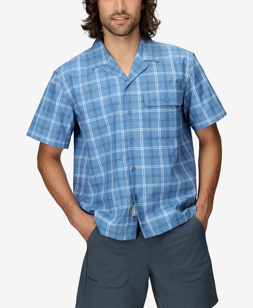 Marmot Men's AirExchange Ultraviolet Protection Factor 40 Camp Novelty Short Sleeve Shirt