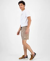Guess Men's Solid Drawstring Swim Trunks