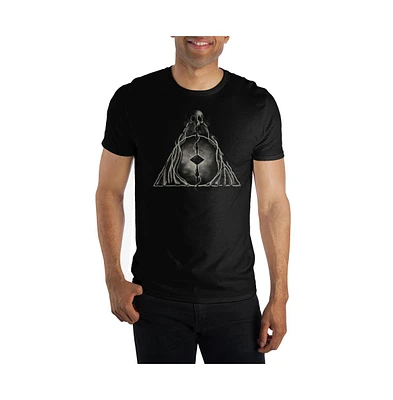 Harry Potter Men's Deathly Hallows Symbol Short-Sleeve T-Shirt-3X-Large