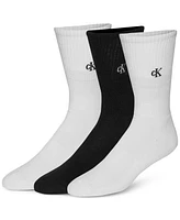 Calvin Klein Men's Cushioned Crew Socks, 3-Pack
