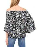 Vince Camuto Women's Printed Off-The-Shoulder Top