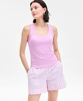 On 34th Women's Deep Curved-Hem Tank Top