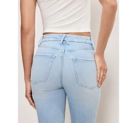 Good American Women's Soft Tech Legs Flare Jeans