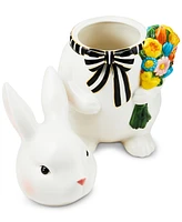 Mackenzie-Childs Calico Bunny Cookie Jar