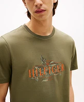 Tommy Hilfiger Men's Tropical Floral Logo T-Shirt