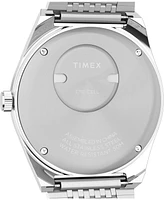 Timex Men's Analog Silver-Tone Stainless Steel Watch, 38mm