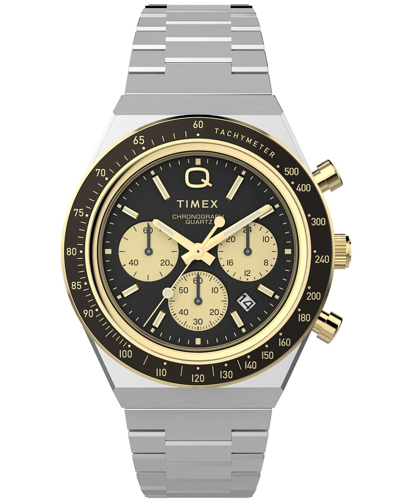 Timex Men's Analog Two-Tone Stainless Steel Watch, 40mm
