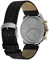 Timex Men's Analog Leather Strap Watch