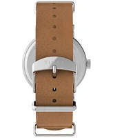 Timex Men's Analog Leather Strap Watch