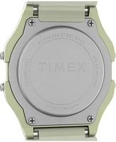 Timex Unisex Digital Yellow Resin Strap Watch, 34mm