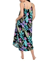 Linea Donatella Women's Rachidah Floral Maxi Nightgown
