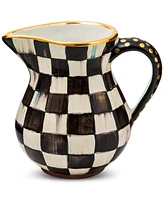 Mackenzie-Childs Courtly Check Ceramic Portly Pitcher