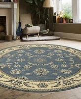 Closeout! Km Home Pesaro 5'3"x5'3" Round Area Rug