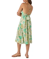 O'Neill Juniors' Leona Tie-Back Sleeveless Midi Dress