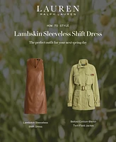 Lauren Ralph Women's Belted Cotton-Blend Twill Field Jacket