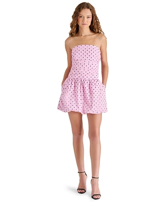 Steve Madden Women's Gigi Dot Print Mini Dress