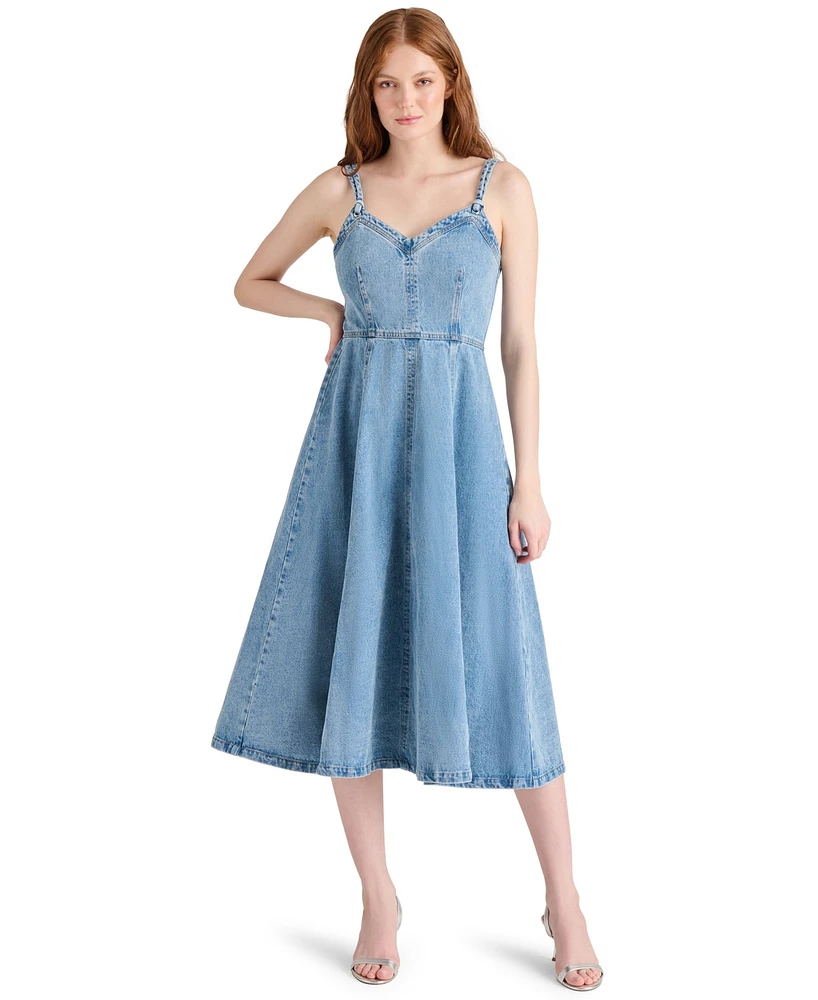 Steve Madden Women's Harley Cotton Smocked-Back Dress