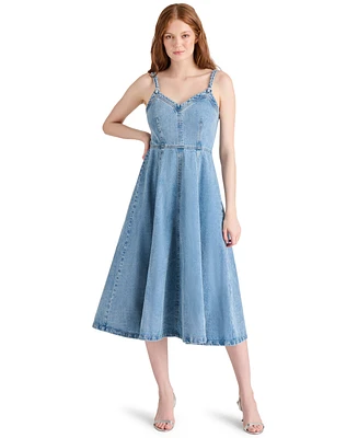 Steve Madden Women's Harley Cotton Smocked-Back Dress
