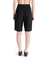 Steve Madden Women's Ivana Pleated Bermuda Shorts