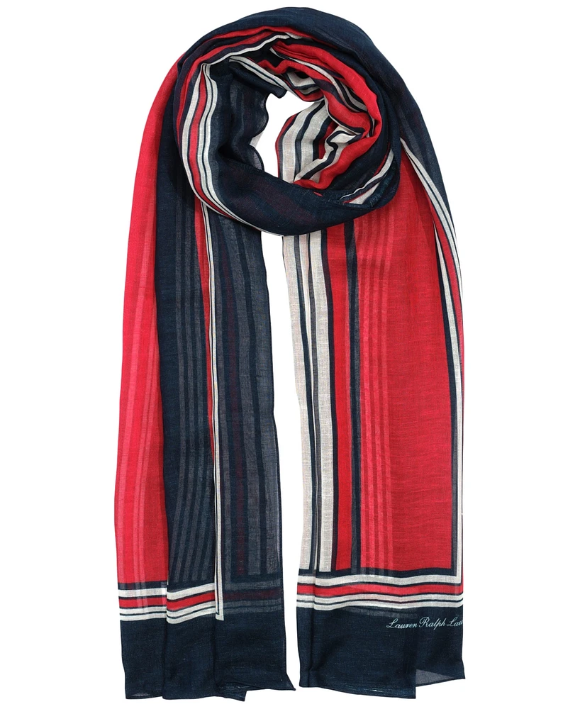 Lauren Ralph Mixed Stripe Wrap