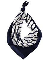 Lauren Ralph Lauren Stripe Anchor Square Scarf