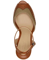 Lauren Ralph Women's Kyla Wingtip Dress Sandals