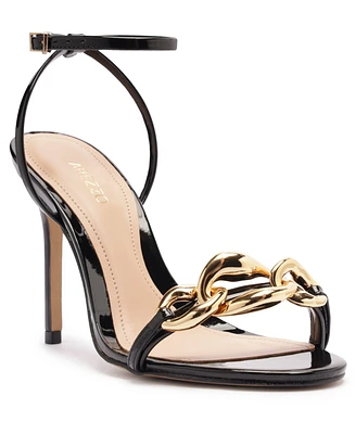 Arezzo Women's Vanessa High Stiletto Round Toe Sandals