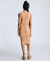 Kenneth Cole Women's Ruched Bodycon Dress