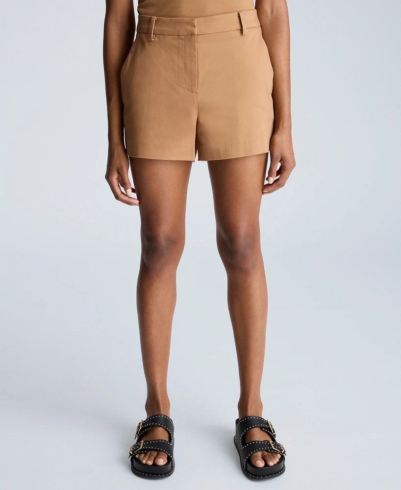 Kenneth Cole Women's Flat-Front Shorts