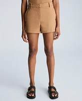 Kenneth Cole Women's Flat-Front Shorts