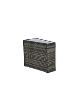 7-Pc Half-Moon Patio Set