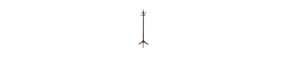 Merlot Wood Coat Rack – Timeless Traditional Style for Entryways
