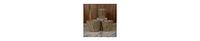 Set of 3 Round Wooden Planters – Various Sizes for Indoor & Outdoor Use