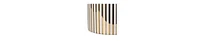 Striped Ceramic Planter – Cylindrical Shape for Indoor & Outdoor Use
