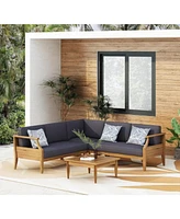 Aston 4-piece Sofa Set, Dark Gray