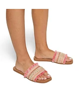 Roxy Women's Positano Slip-On Flat Sandals