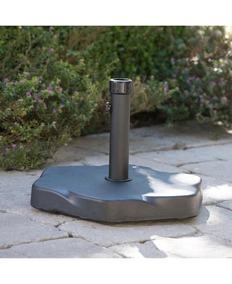 Hexagonal Concrete Umbrella Base Only