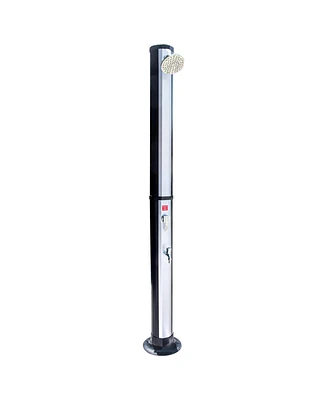 Swimline HydroTools Niagara Rainfall 7 Foot Adjustable Outdoor Solar Shower