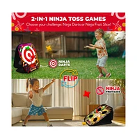 Swooc Ninja Superstar | 2-in-1 Corn Hole Games for Kids | 5-Second Setup | Ninja Kids Toys | Bean Bag Toss Game for Kids