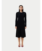 Gobi Cashmere Women's Textured Knit Cashmere Dress