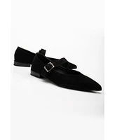 Willow Leather Mary Jane Flats