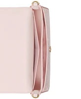 kate spade new york Serena Spring Pansies Leather Chain Wallet