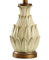 StyleCraft Home Collection 23.5" Mini Artichoke Hardback Fabric Table Lamp