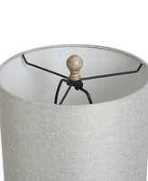 StyleCraft Home Collection 23.3" Weave Ceramic Table Lamp