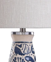 StyleCraft Home Collection 31" Maris Coastal Ceramic Table Lamp