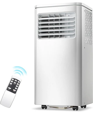Cowsar Portable Air Conditioner 8000 Btu, Remote Control, Fan Mode, Cools 350sq. ft, 24 Hour Timer, Quiet Operation,Window Fan, 2 Speed for Bedroom Of