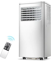 Cowsar Portable Air Conditioner 8000 Btu, Remote Control, Fan Mode, Cools 350sq. ft, 24 Hour Timer, Quiet Operation,Window Fan, 2 Speed for Bedroom Of