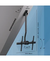 ProMounts Premium Tilt and Swivel Ceiling Tv Mount for 37"-90" Screens Holds up to 88 Lbs.