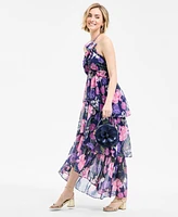 Macy's Flower Show Floral-Print Halter Dress, Exclusively at