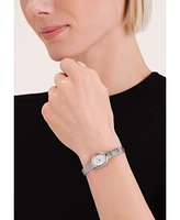 Rosefield Mini Oval Women's Silver Tone Stainless Steel Bracelet Watch 22mm